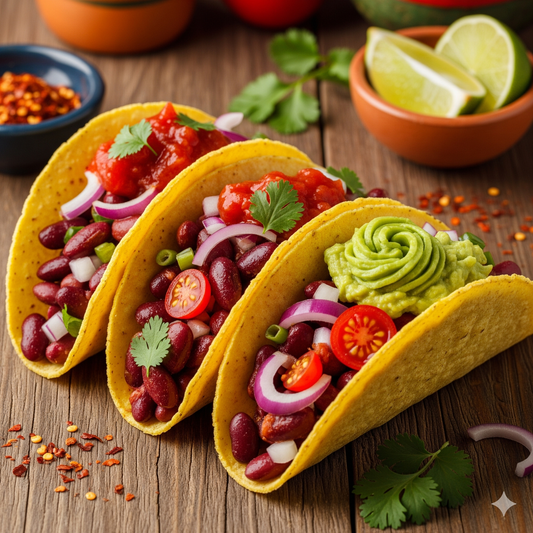 Mexican Kidney Bean Tacos | Protein-Rich Vegetarian Tacos