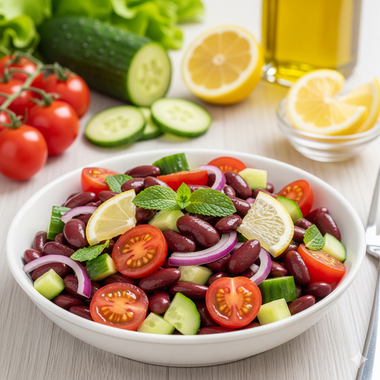 High-Protein Rajma Salad Bowl | Kidney Bean Summer Recipe