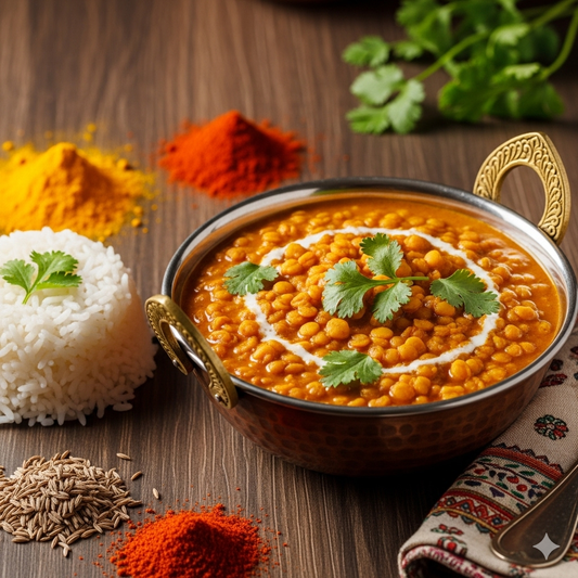 Classic Indian Red Lentil Curry (Masoor Dal)