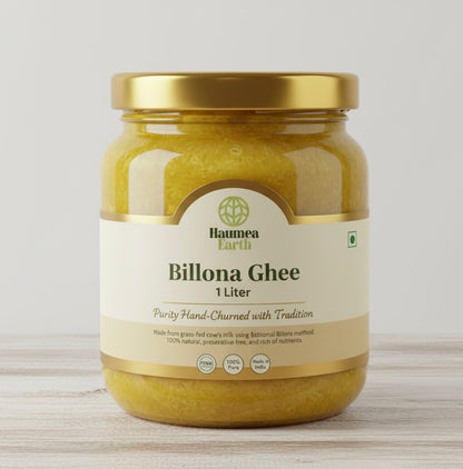Billona Ghee – 1 Liter | Pure Hand-Churned Cow Ghee