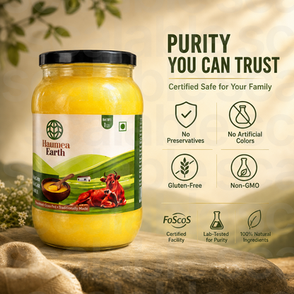 A2 Bilona Gir Cow Ghee – 1 Liter | Pure Hand-Churned Gir A2 Cow Ghee
